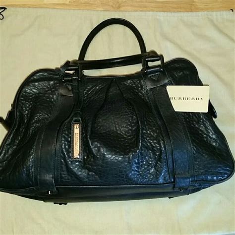 authentic black Burberry handbag